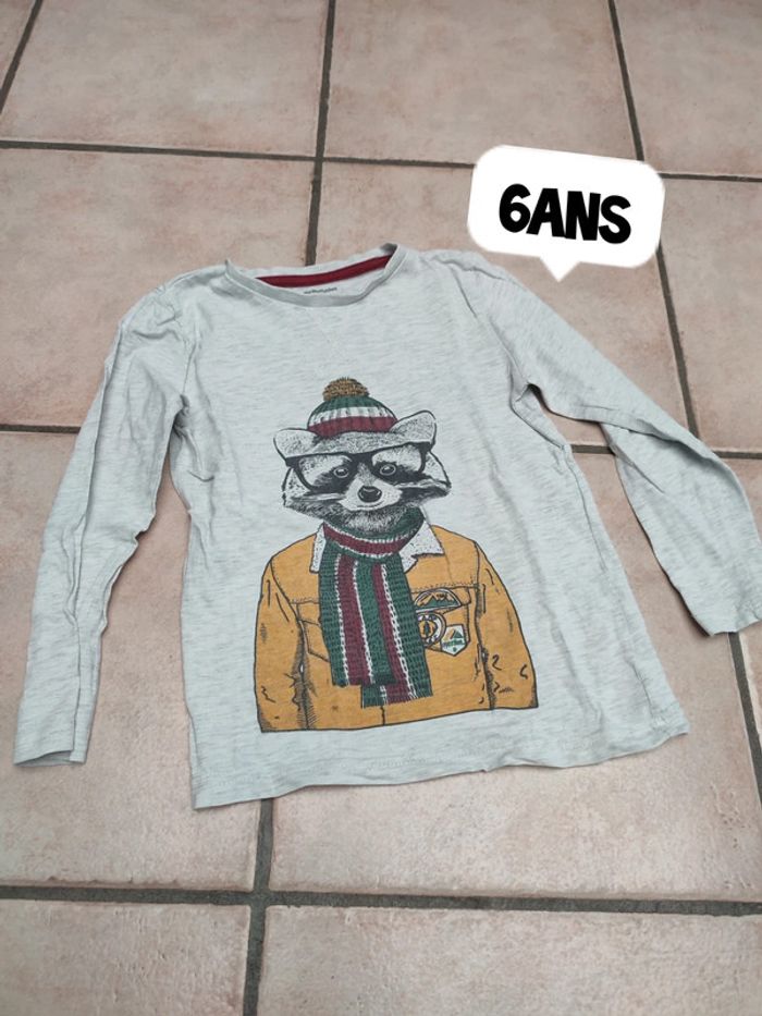 T-shirt Raton laveur