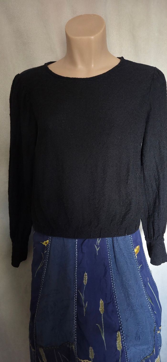 Pull brodé noir 40 promod - photo numéro 2