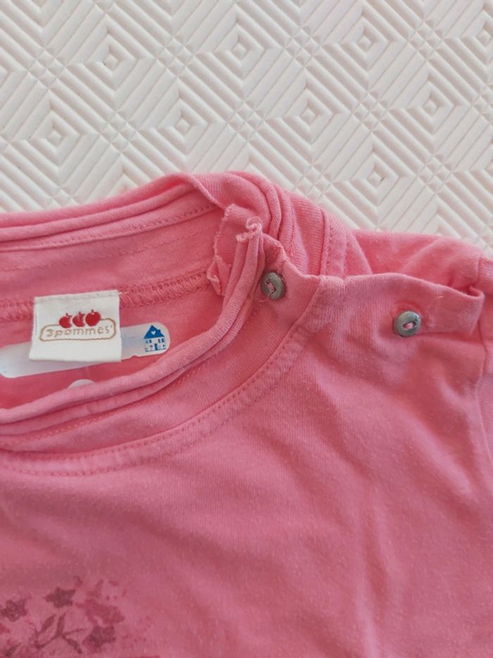 T-shirt rose - photo numéro 2