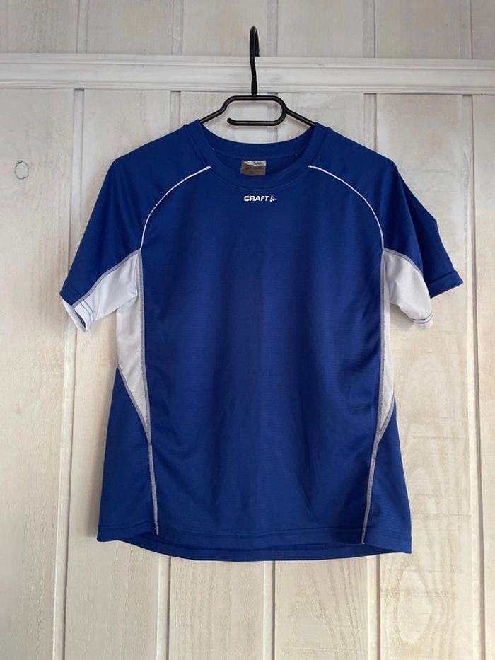 T-shirt sport bleu - Craft - 12/14ans