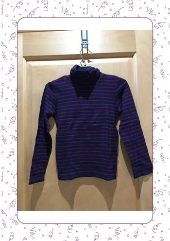 T-shirt col roulé marine gemo