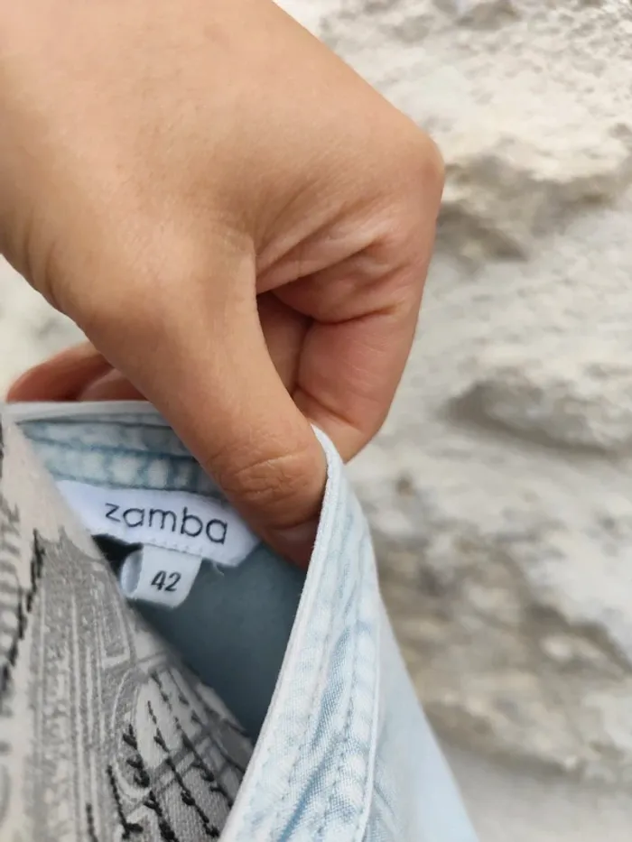 Chemise femme façon jeans Zamba taille 42 - photo numéro 5