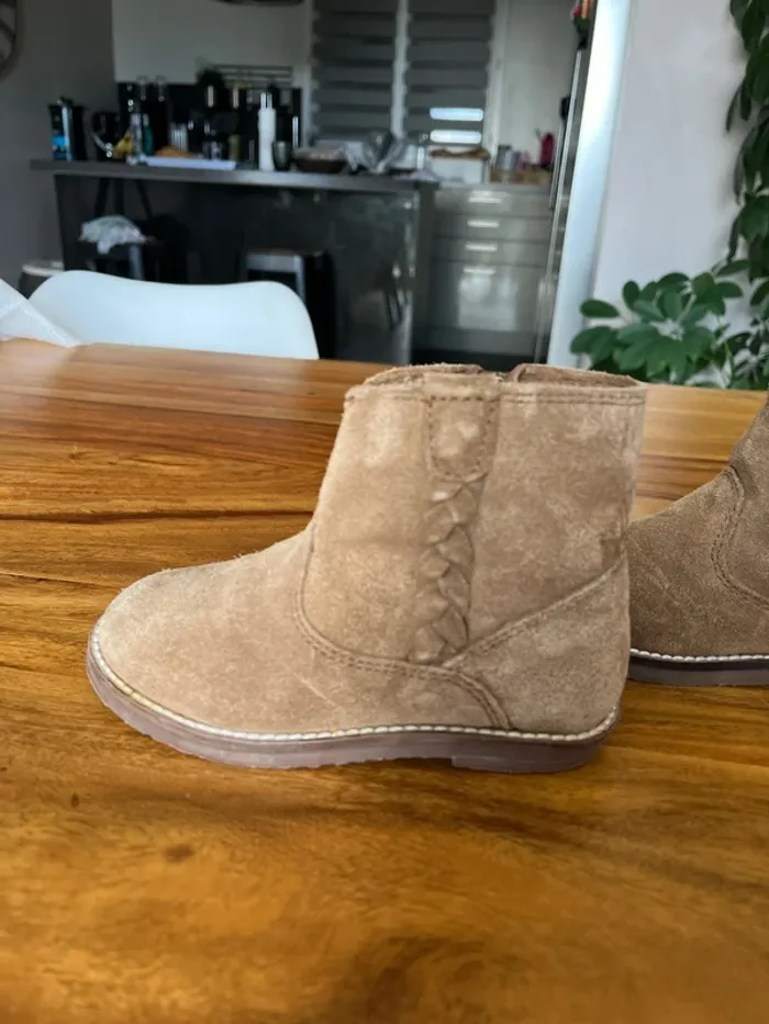 Bottes en daim mango - photo numéro 2