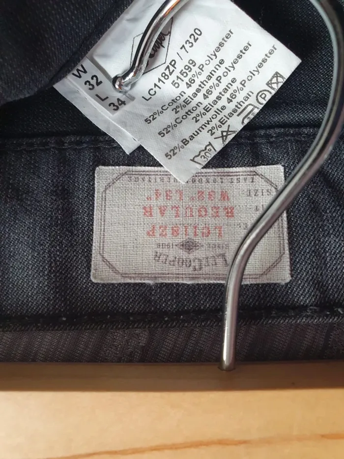 Jean gris foncé Lee Cooper - photo numéro 4