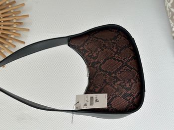 Sac noir et croco