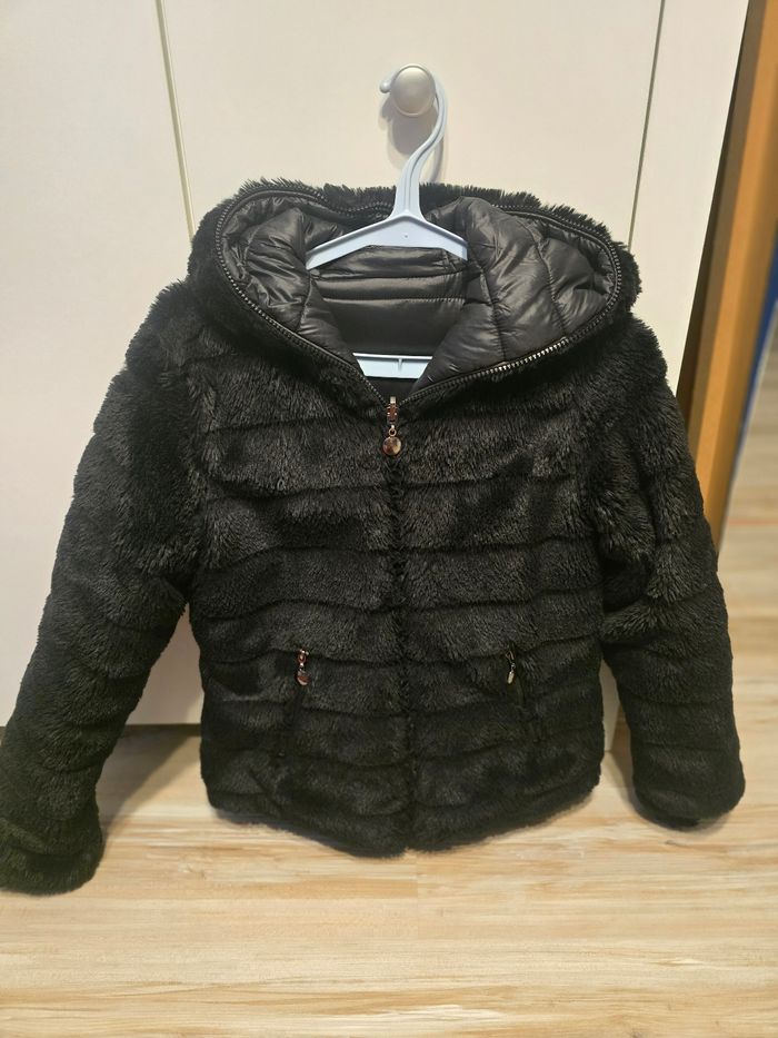 Manteau fourrure / doudoune réversible - photo numéro 2