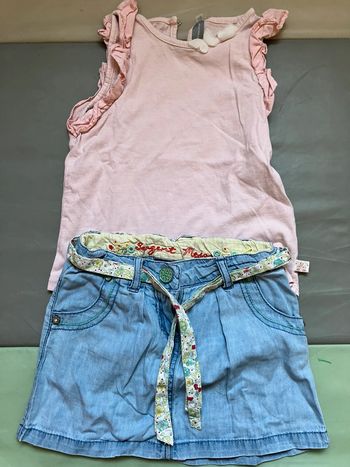 Ensemble short/debardeur 3 ans fille Sergent Major