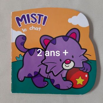 Livre bébé / enfant carton - Misti le chat - dès 2 ans