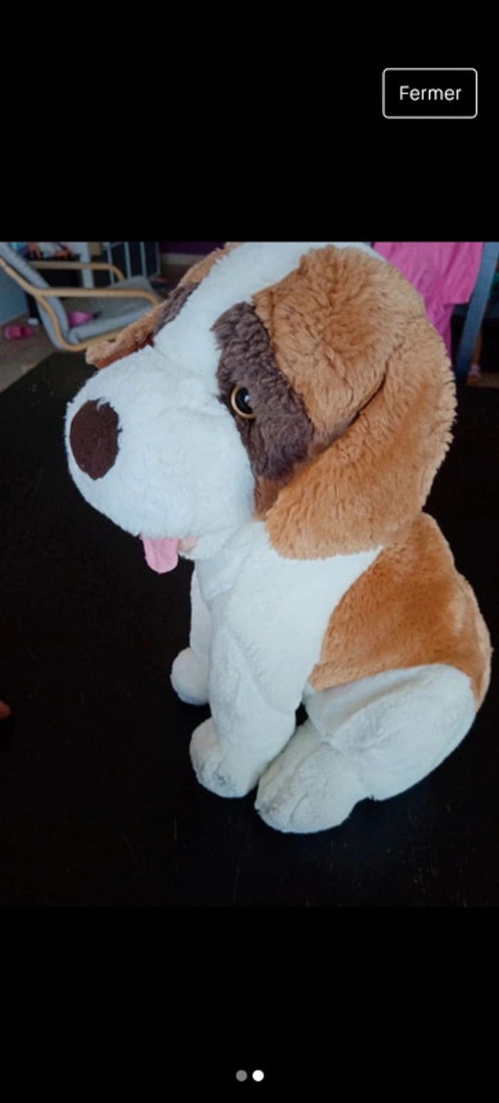 Peluche chien - photo numéro 2