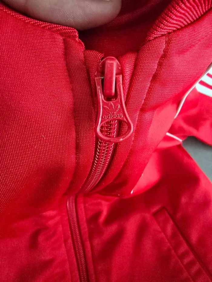 Ensemble jogging Adidas rouge - photo numéro 5