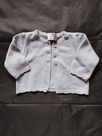 Gilet bleu fille 