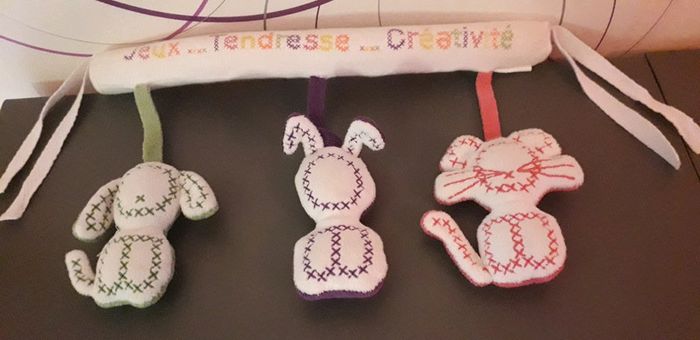 Barre d'activités. Jouets d'éveil. Obaibi. Mixte. Multicolore. - photo numéro 2