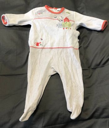 Pyjama 12 mois Kitchoun fermier