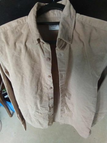 Chemise en velours taille S