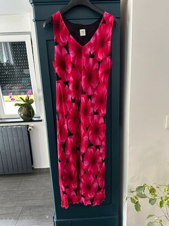 Robe longue fleurie