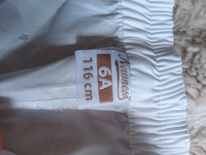 Short élegant blanc fille 6 ans - Newness - photo numéro 7