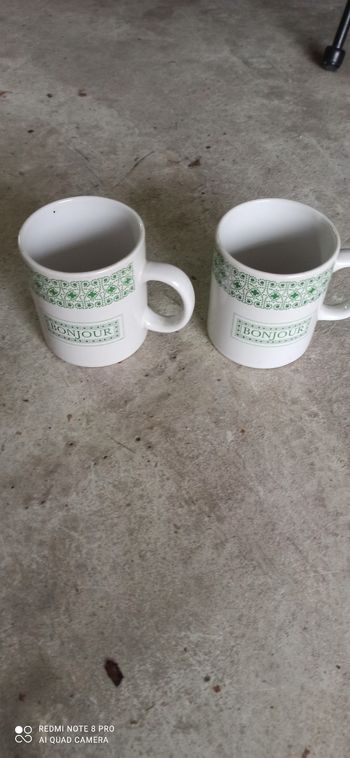 Lot de 2 mugs