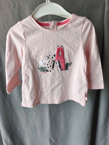 T-shirt bébé fille Obaïbi taille 12 mois