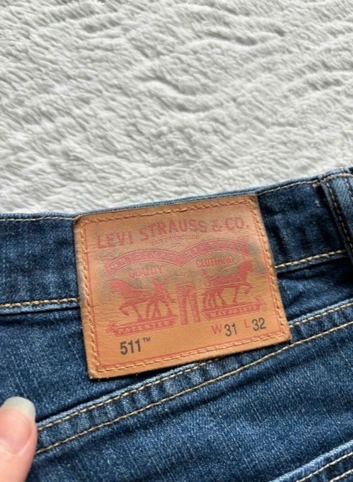 Jean Levi’s 511 bleu foncé slim fit homme taille W31 40/42 M/L L32 - photo numéro 2
