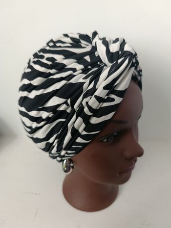 Bonnet turban prêt à enfiler femme 
