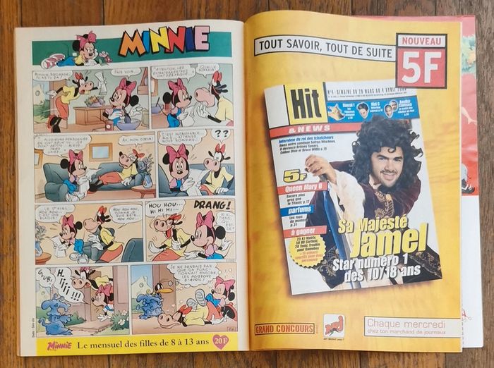 Ancien journal de mickey N°2493S poster createlier 2000 vintage - photo numéro 16