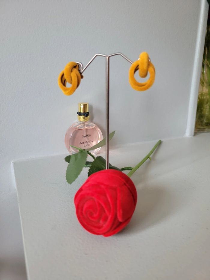 Clips tout doux jaune moutarde - photo numéro 2