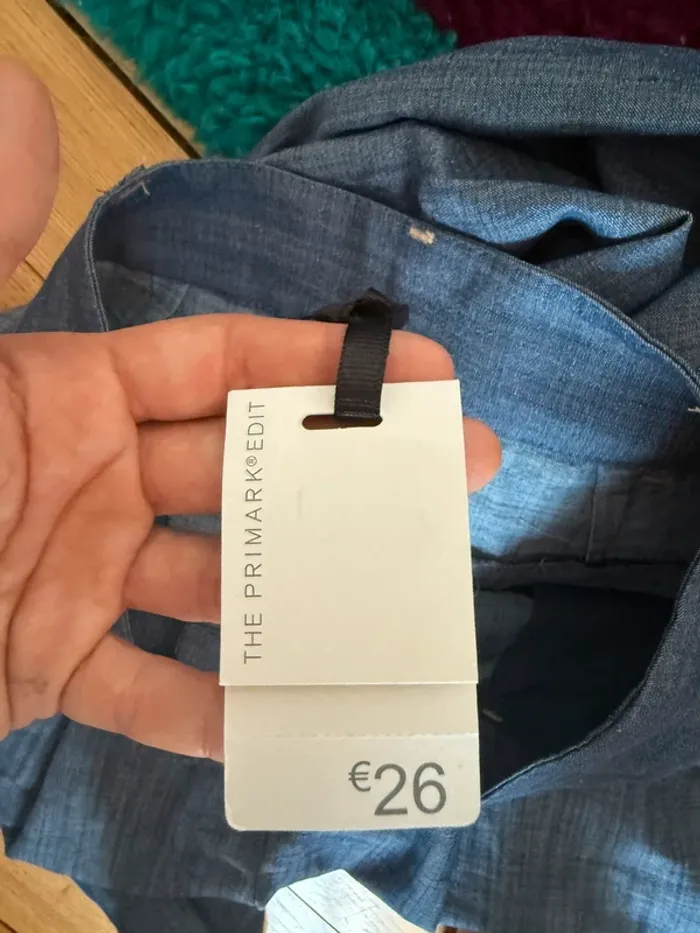 Pantalon droit neuf taille 34 bleu primark - photo numéro 6