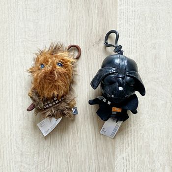 Disney Star Wars Mini Talking Plush Lot de deux Figurines peluches porte-clé