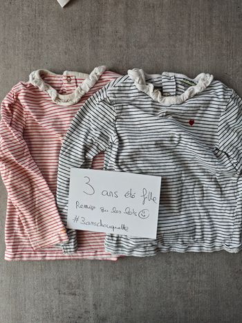 Lot de 2 marinières assorties