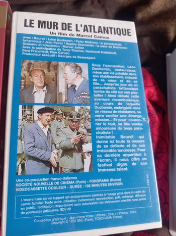 3 VHS films avec Bourvil 