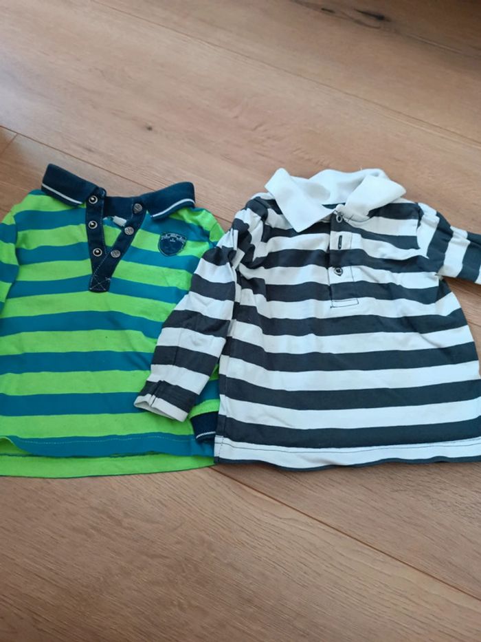Lot de 2 polos 12 mois