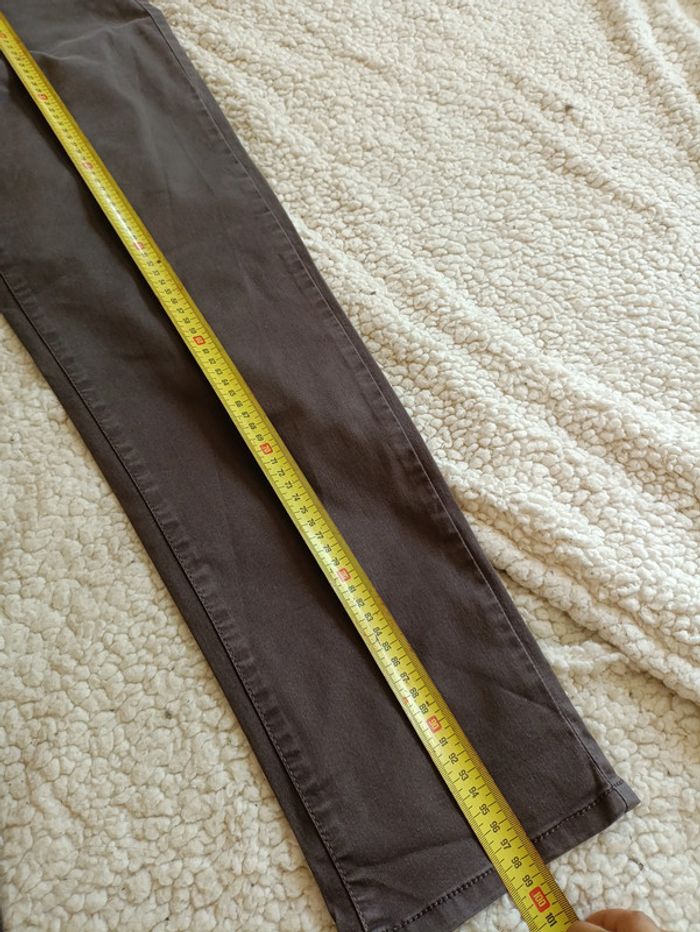 Pantalon droit gris foncé – BRÉAL – taille 44 mignon casual grisé - photo numéro 8