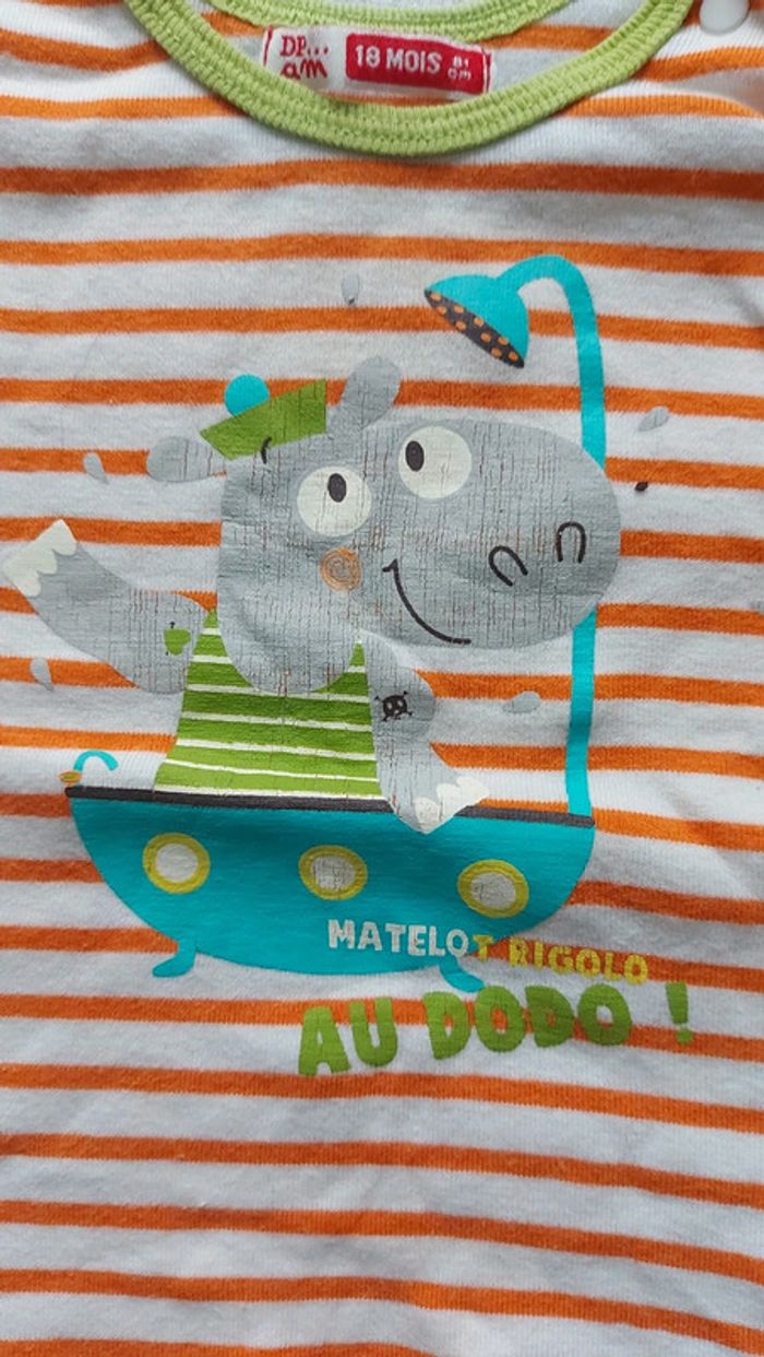 Lot 4 t-shirts manches courtes 18m - photo numéro 6