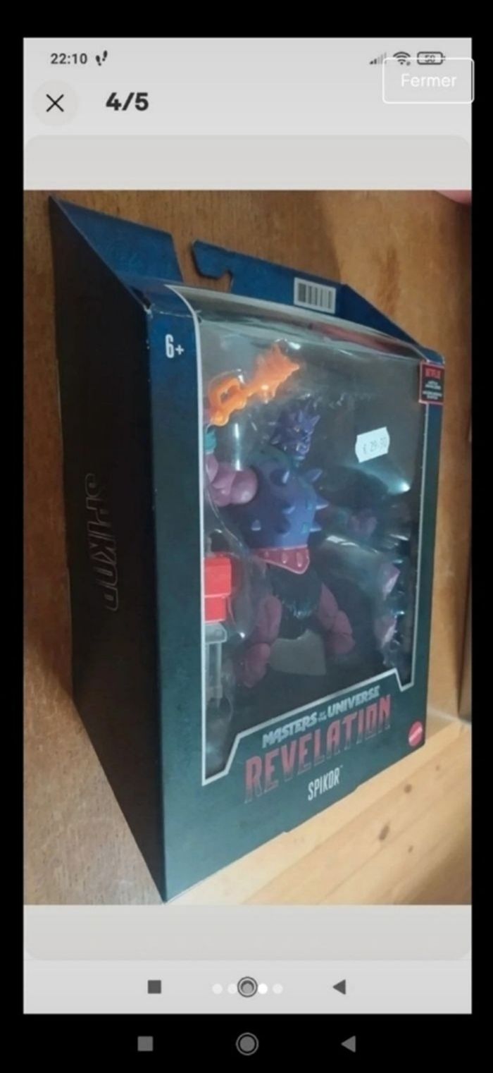 MOTU Masters of the universe revelation Spikor Mattel 2021 masterverse Netflix - photo numéro 3