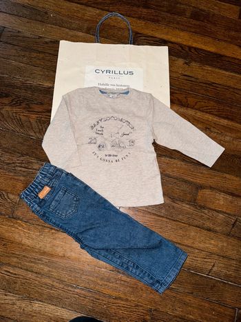 Ensemble Cyrillus 9 mois Mixte