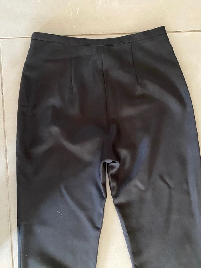 Pantalon La City noir coupe droite longueur 3/4 taille 38 - photo numéro 12