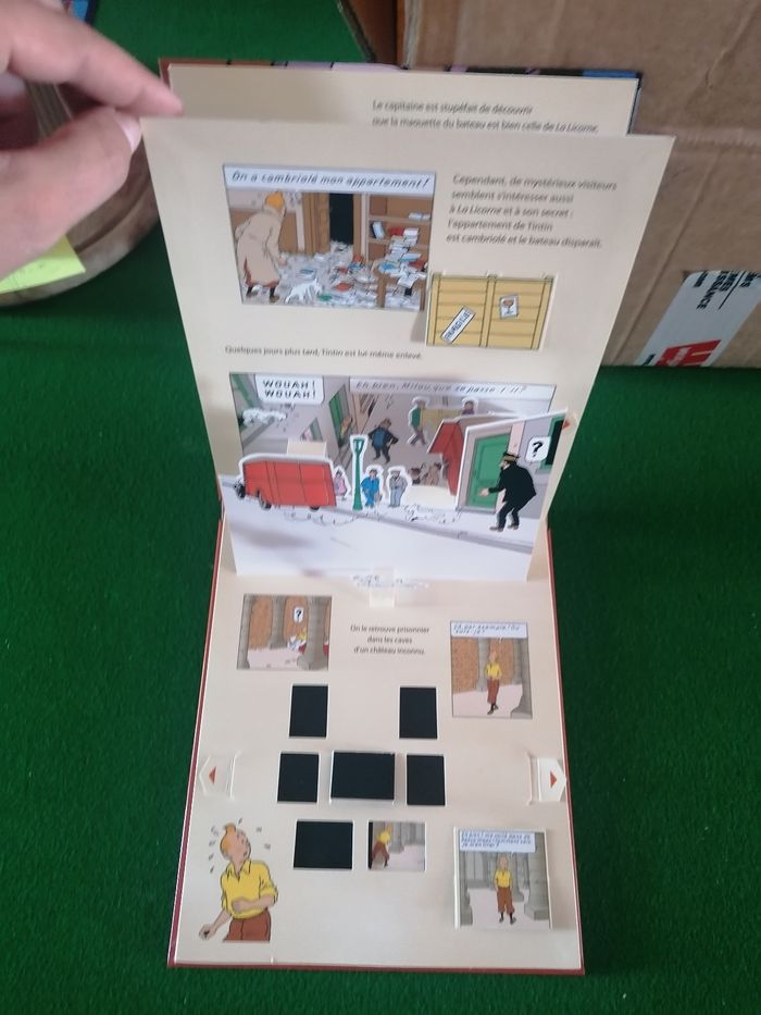Tintin Livre Pop up Le secret de la licorne - photo numéro 5