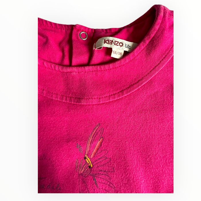 T-shirt fuchsia Kenzo 6 ans TBE (11€) - photo numéro 5