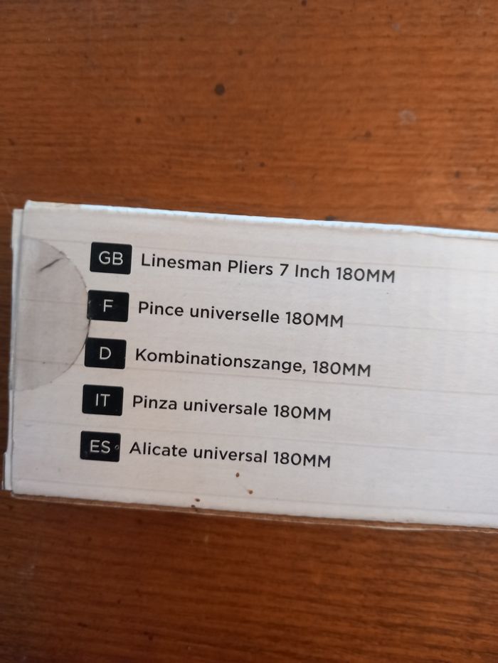 Pince universelle - photo numéro 4