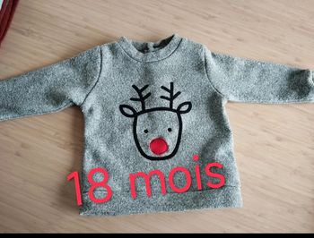 pull de Noël 18 mois