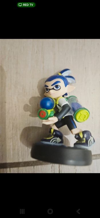 Amiibo splatoon garçon inkling bleu