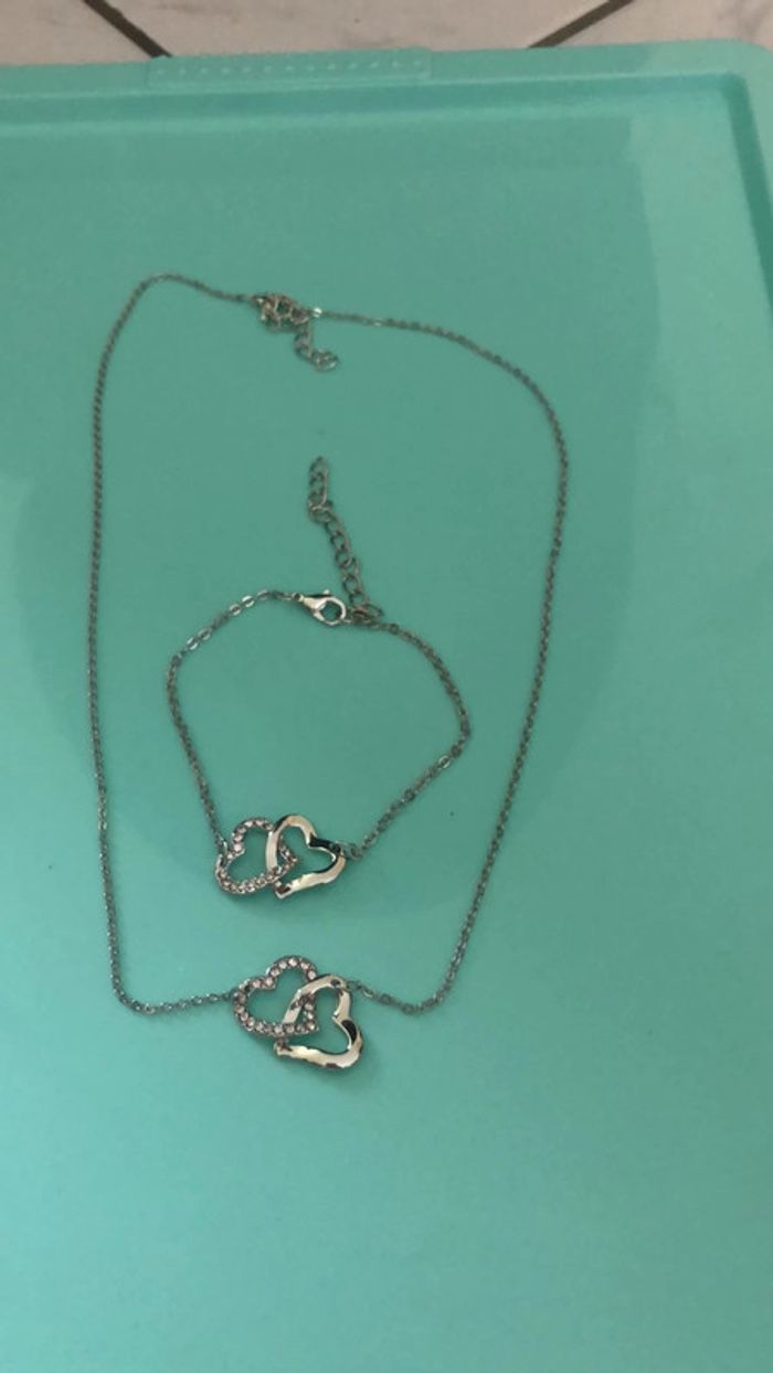 Parure 3 pièces « coeur » - photo numéro 6