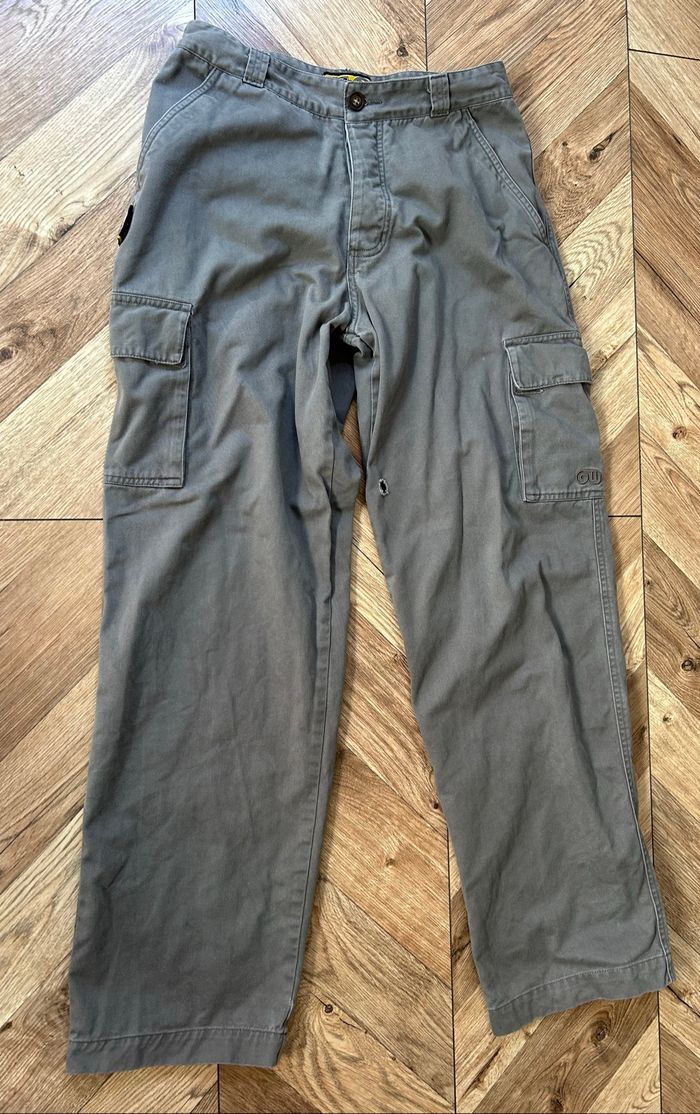 Pantalon Cargo Goody Windy GW - 100% Coton - Kaki / Gris - photo numéro 8