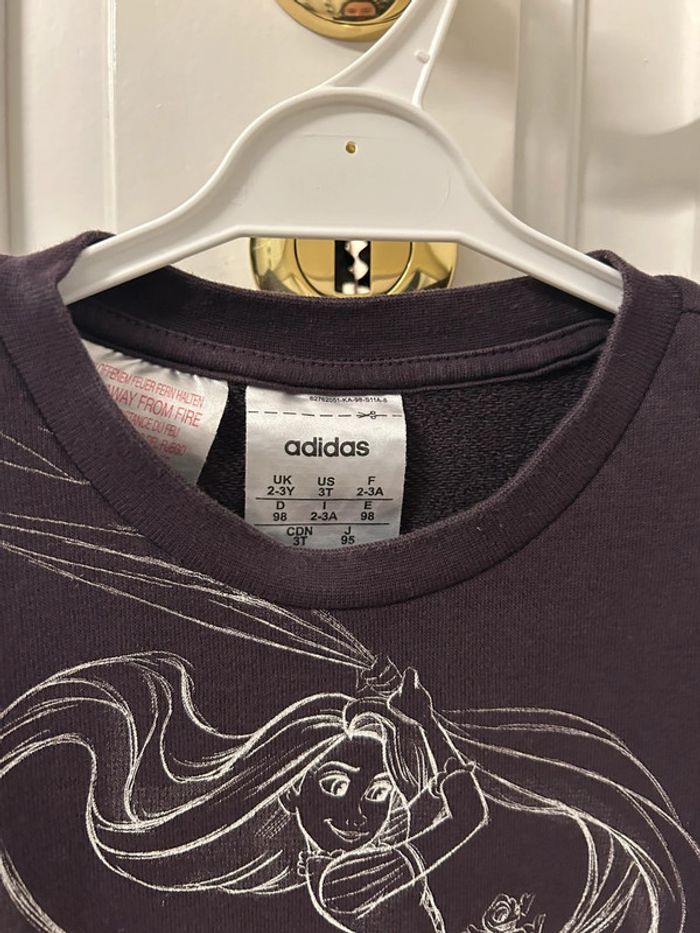 Robe sweat raiponce adidas 3 ans - photo numéro 2