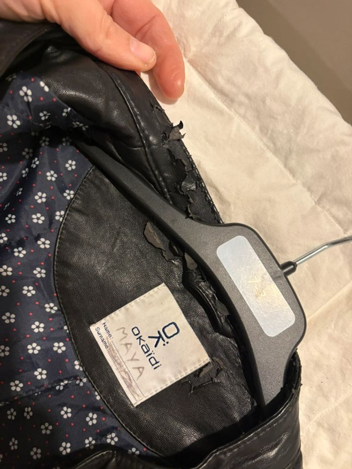 Veste simili cuir - photo numéro 2