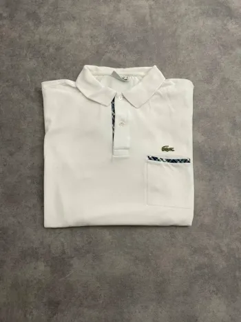Polo Lacoste blanc