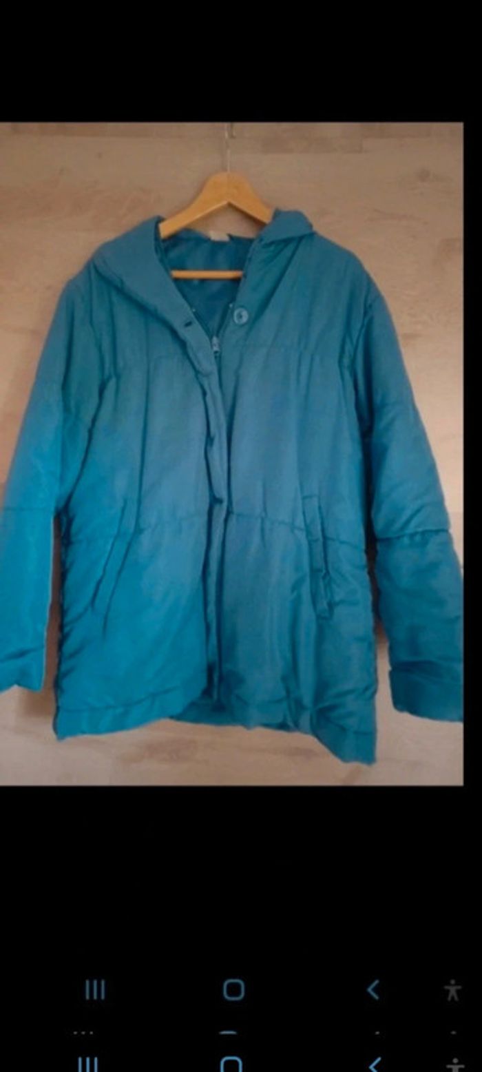 Doudoune femme taille 44 bleu - photo numéro 2