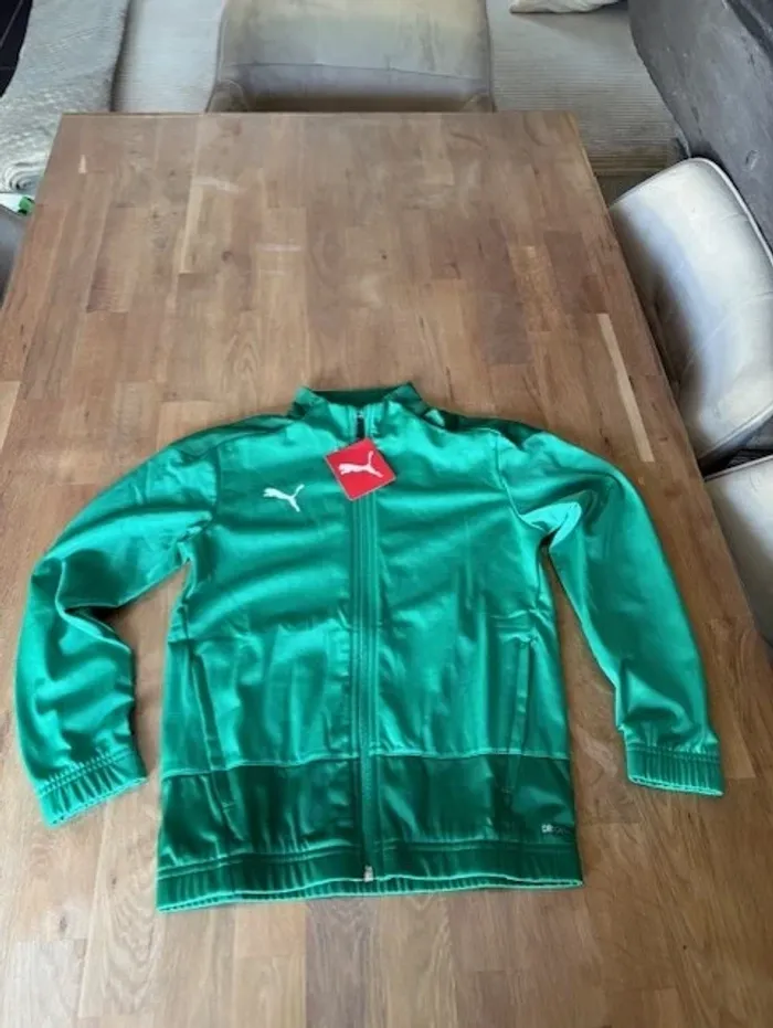 veste de training sport puma enfant drycell taille M 140 cm - photo numéro 4