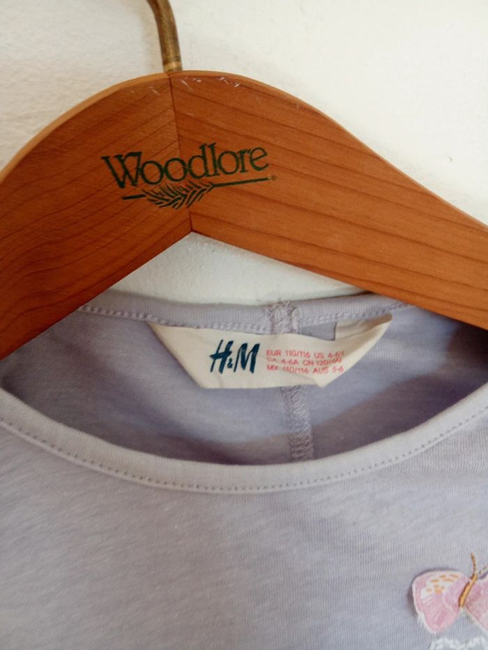 T-shirt fille taille 4 6 ans. H&M - photo numéro 8