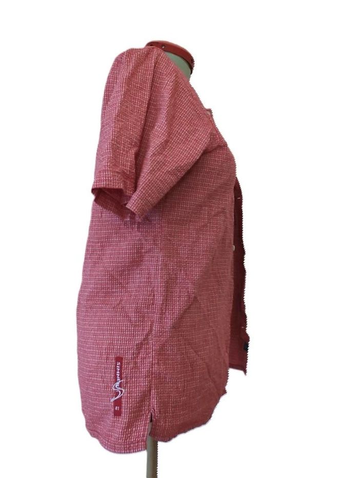 Chemise rouge à carreaux blanc Simmer Taille S - photo numéro 2